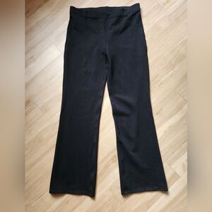 Quince Ultra Stretch Ponte Bootcut Pant Black, Women's Size Large